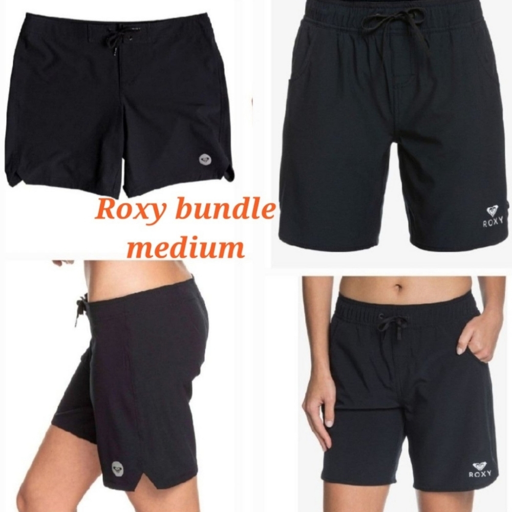 BUNDLE ROXY BOARDSHORTS  WOMEN'S SZ MEDIUM PRE OWNED
